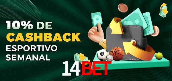 10% de bônus de cashback na 14Bet